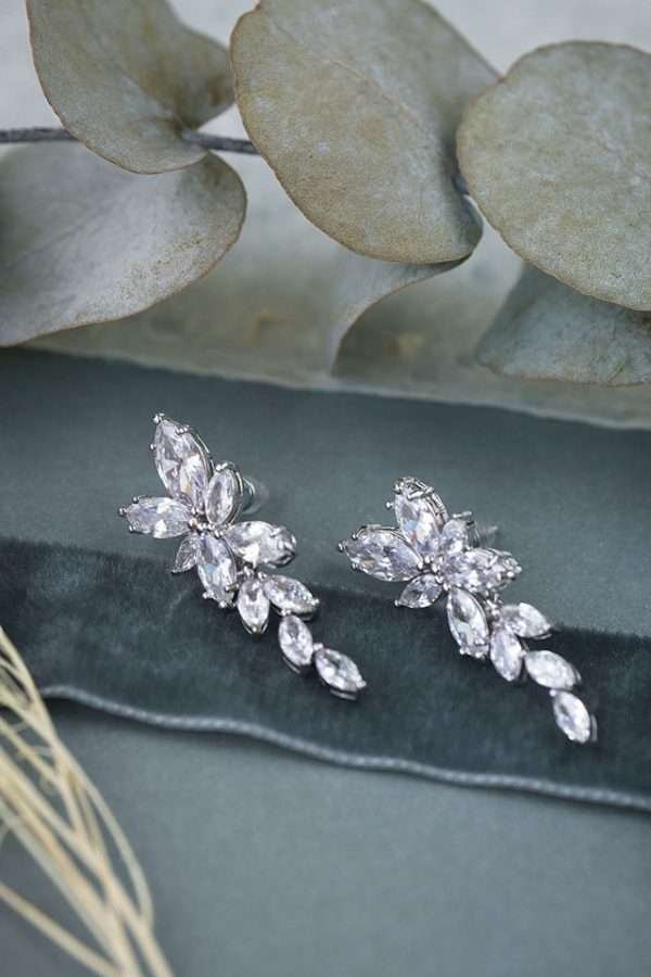 Magnifiques bijoux en Zircon cubique pour femmes, boucles d'oreilles en