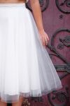 julianne jupe transparente en tulle pour mariage civil coupe taille haute perne les fontaines