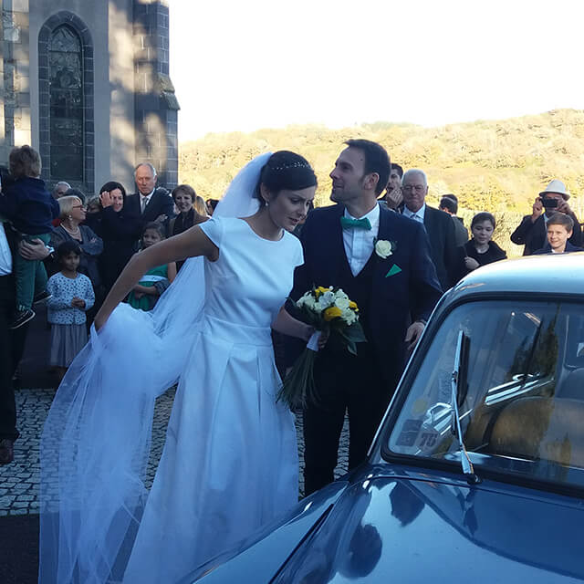 2016 marion robe de mariee en pique de coton jupe plissee voile de mariage fontaine sur vaucluse