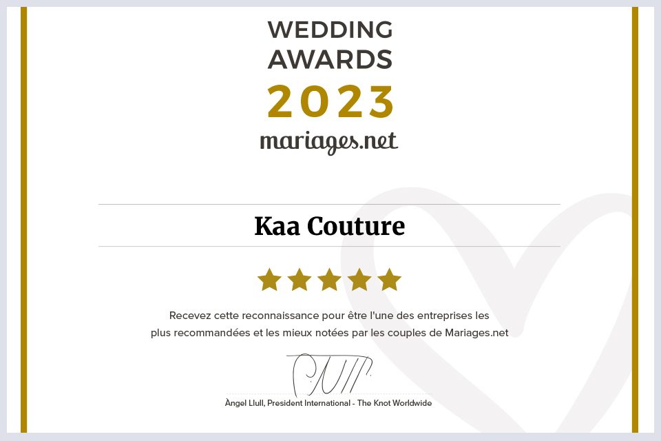 wedding awards 2023 mariages net creatrice robe de mariee provence avignon