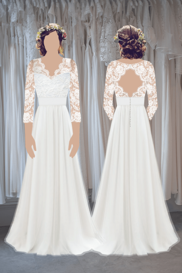 Création robe de mariée sur mesure best sale