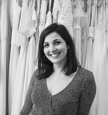 portrait de le creatrice de robe de mariee karolle-anne