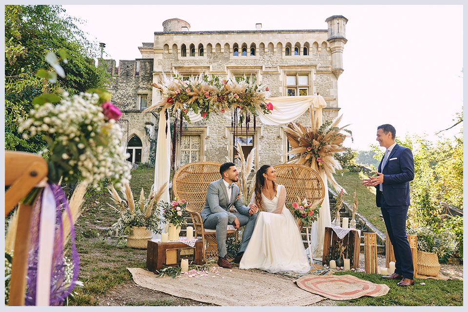 chateau saint laurent domaine de reception mariage morieres les avignon ceremonie provence