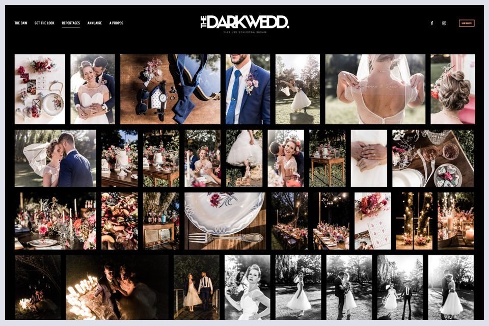 the dark wedd blog mariage theme vintage annees 50 creation jupon sur mesure mariage atypique