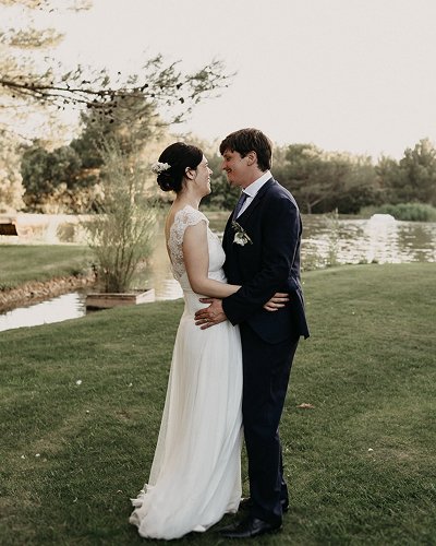 Photo de couple marié, Emilie et son mari, en 2019