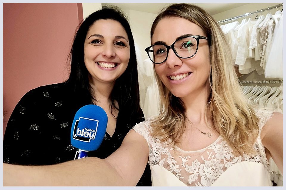 france bleu france 3 interviw kaa couture creation robe de mariee personnalisee vaucluse