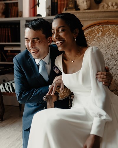 Photo de couple marié, Jihane et son mari, en 2023