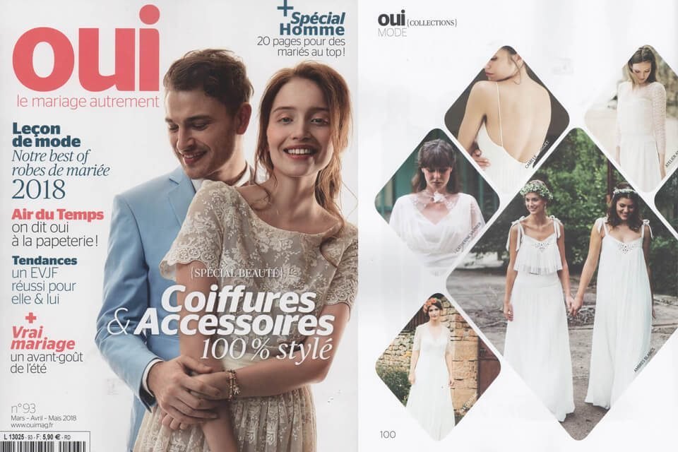 publication-magazine-oui-mars-2018-robe-de-mariee-sur-mesure-creatrice-mariage-paca-sorgues-gordes-cavaillon