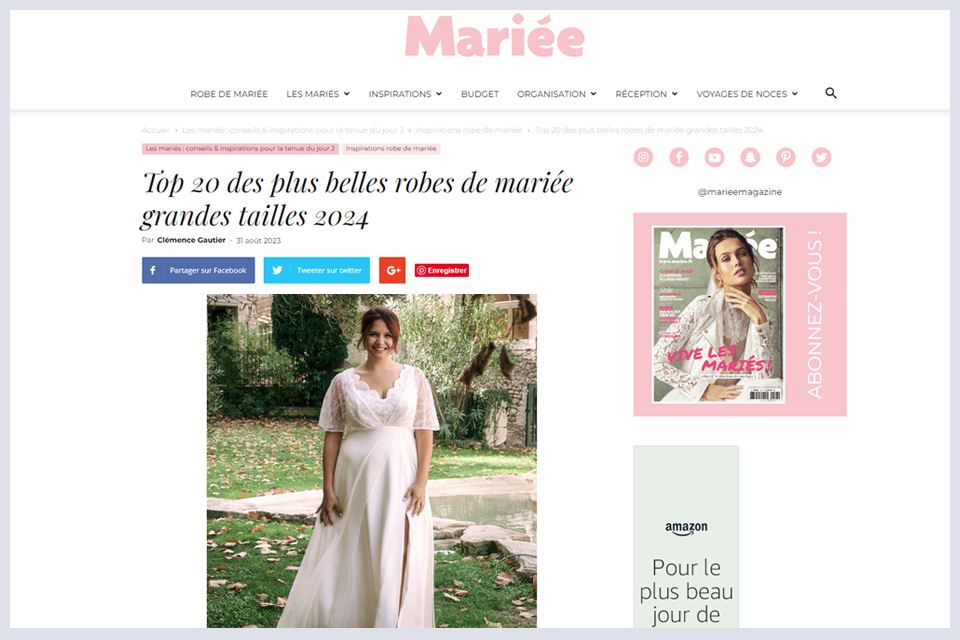 mariee mag les plus belles robes de mariee grandes tailles 2024