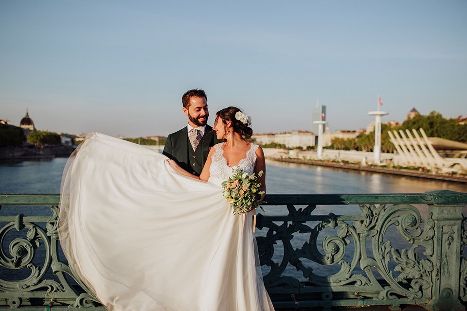 Robe de mariée confortable